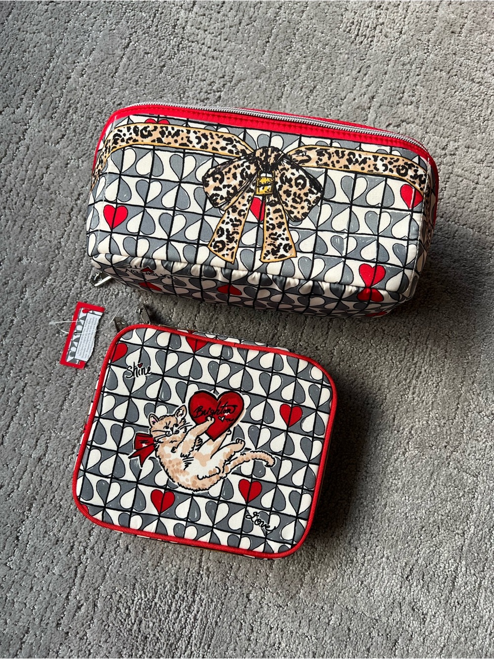 Brighton Wild Love Cosmetic Bag and Jewelry Case Set (2 Pieces) - Picture 3 of 11